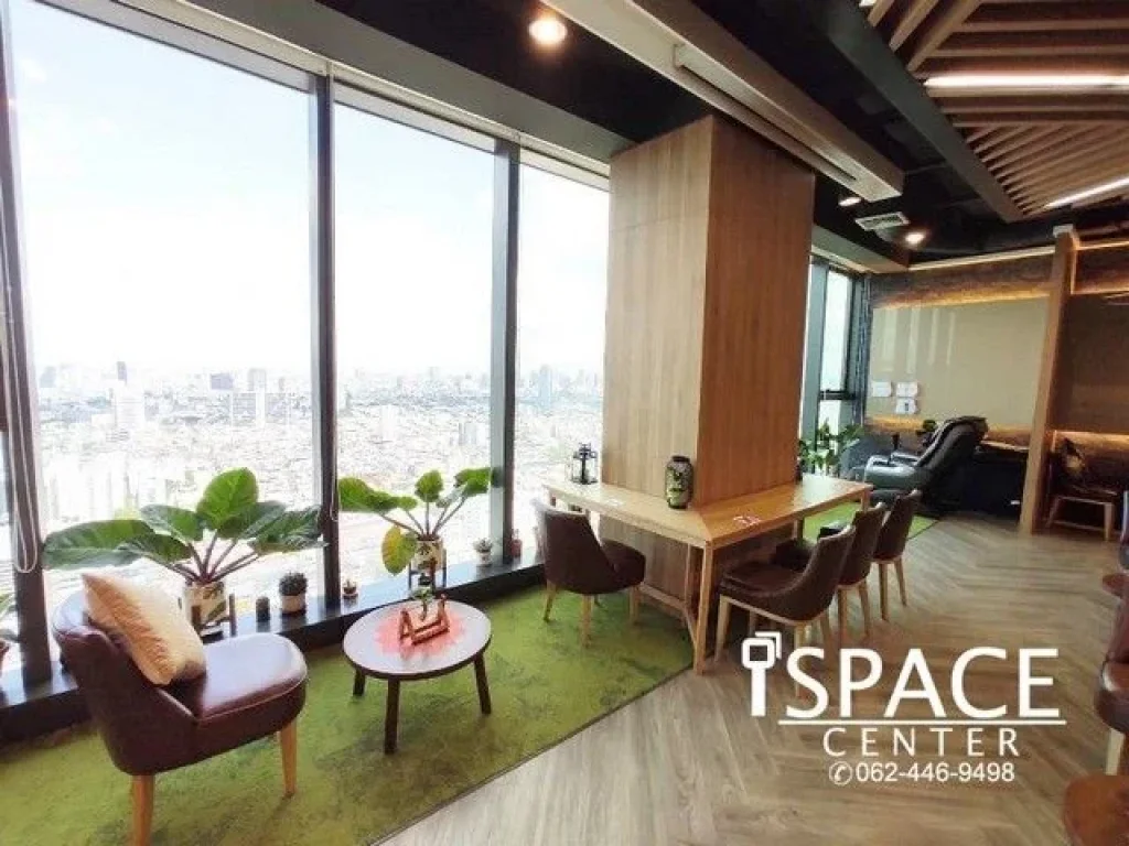 ให้เช่า Serviced Office เซอร์วิส ออฟฟิศ ติด MRTพระราม9 หิ้วโน๊ตบุ๊คเข้าทำงานได้ทันที ตกแต่งเรียบร้อย