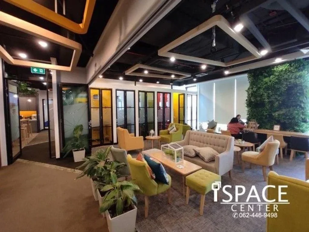 ให้เช่า Serviced Office เซอร์วิส ออฟฟิศ ติด MRTพระราม9 หิ้วโน๊ตบุ๊คเข้าทำงานได้ทันที ตกแต่งเรียบร้อย