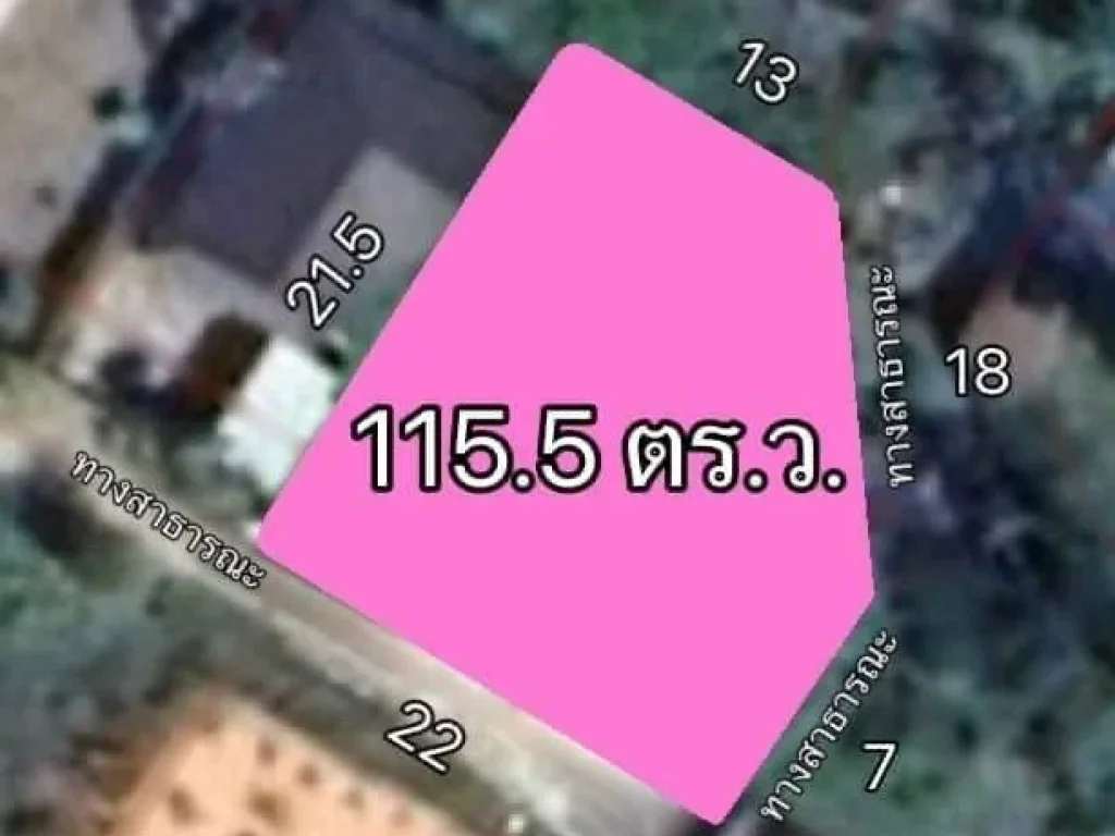 ขายที่ดินผังเมืองสีชมพู 1155 ตรว ใกล้โรงพยาบาลนครแม่สอดและโลตัสแม่สอด จตาก