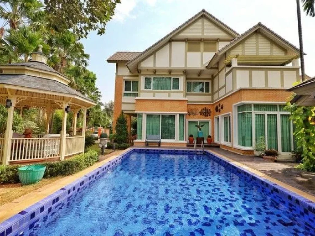 ขายบ้านหรู 221ตรว มQ House Avenueพระราม5 มีสระว่ายน้ำ