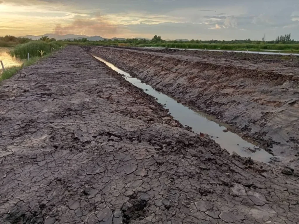 ขายที่ดินร่องสวนเกษตรน้ำท่าอุดมสมบูรณ์ ติดคลองส่งน้ำ เนื้อที่