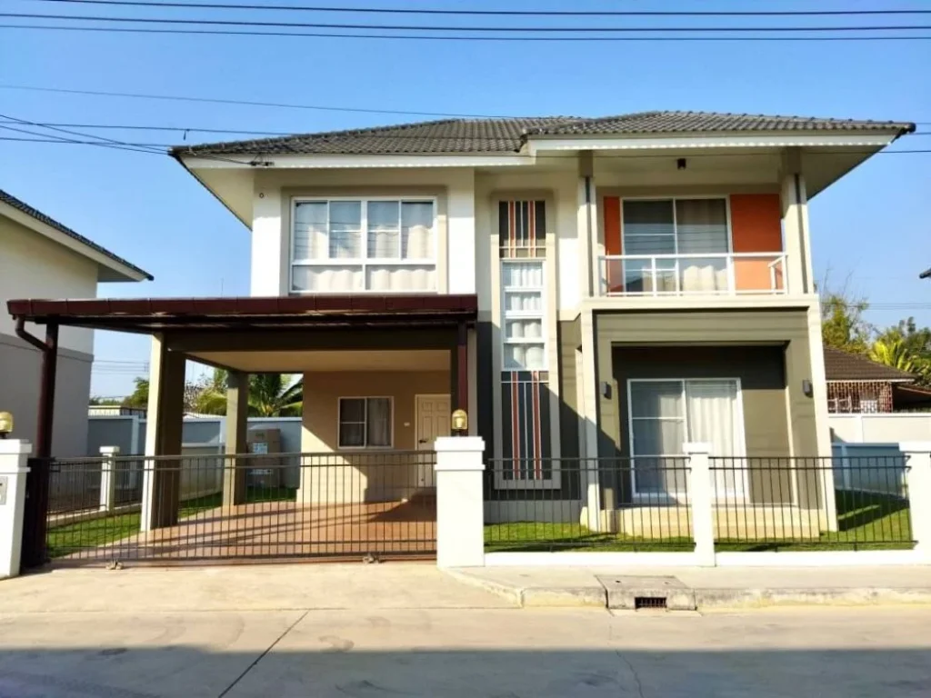 บ้านสร้างใหม่ ใน 18 หมู่บ้านกาญจน์กนกวิลล์ ตำบลสันผักหวาน