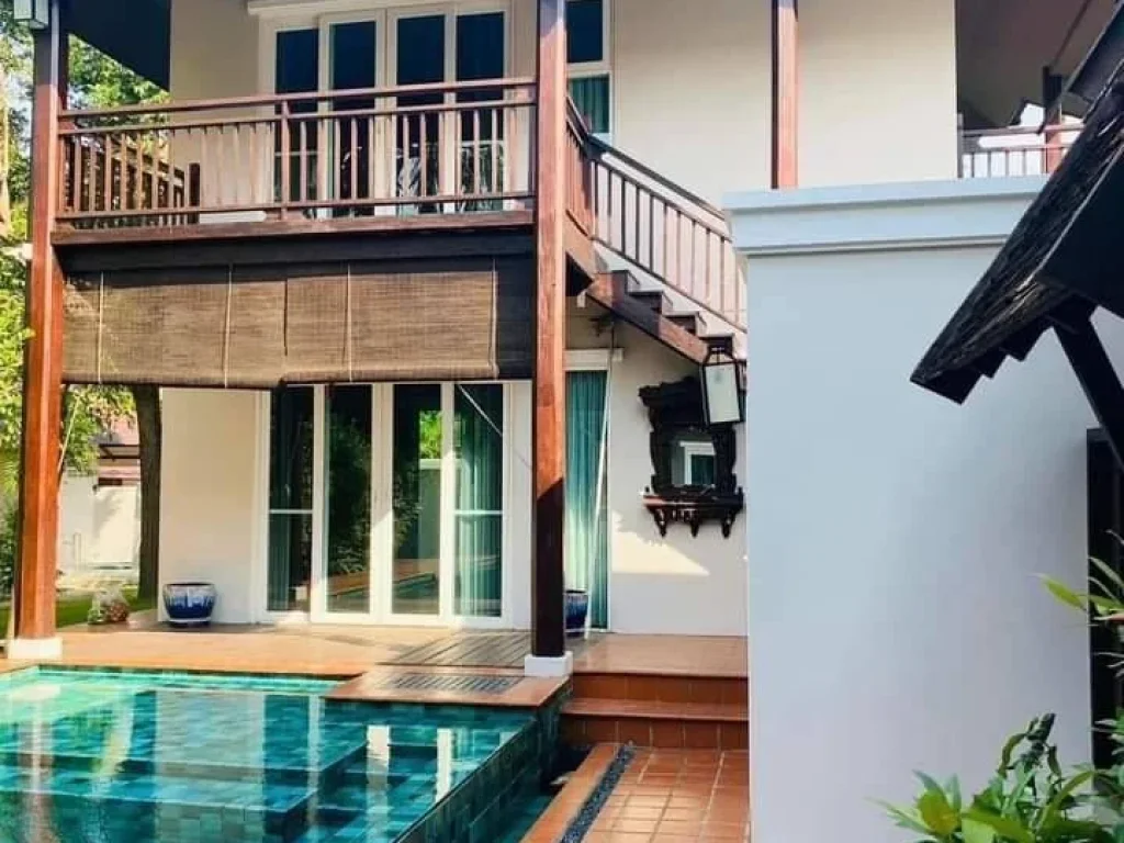 บ้าน พร้อมสระว่ายน้ำ pool villa ขนาด 426 ตรว