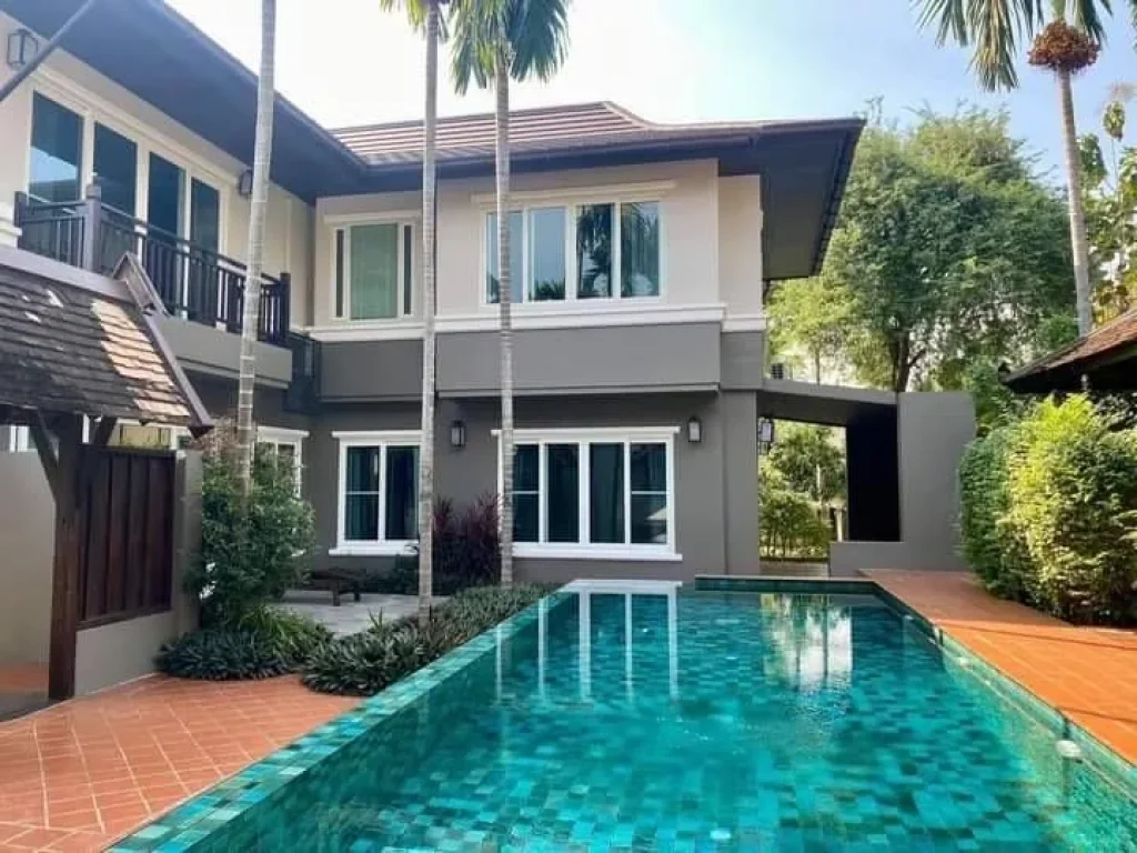 บ้าน พร้อมสระว่ายน้ำ pool villa ขนาด 426 ตรว