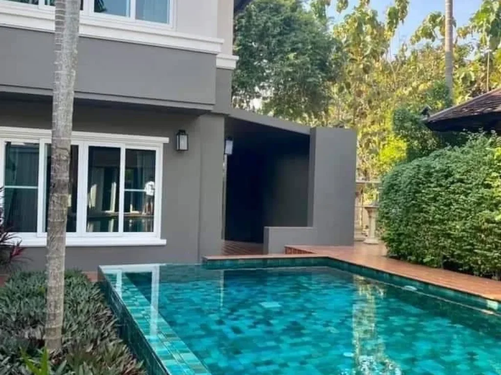 บ้าน พร้อมสระว่ายน้ำ pool villa ขนาด 426 ตรว