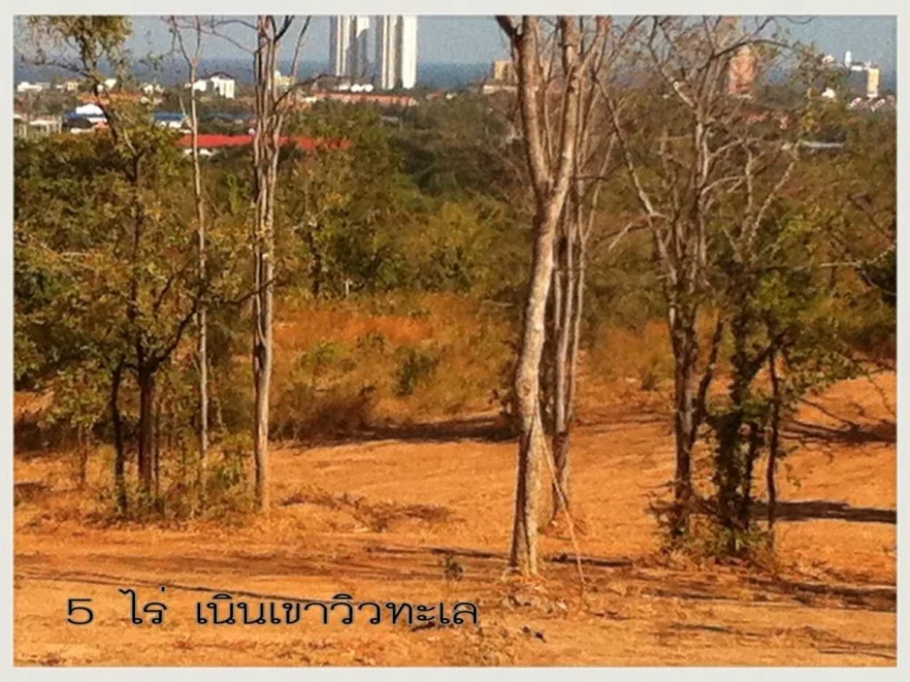 ที่ดินเนินเขาวิวทะเลหัวหินซอย 88 ข้างศาลหัวหิน ใจกลางเมือง