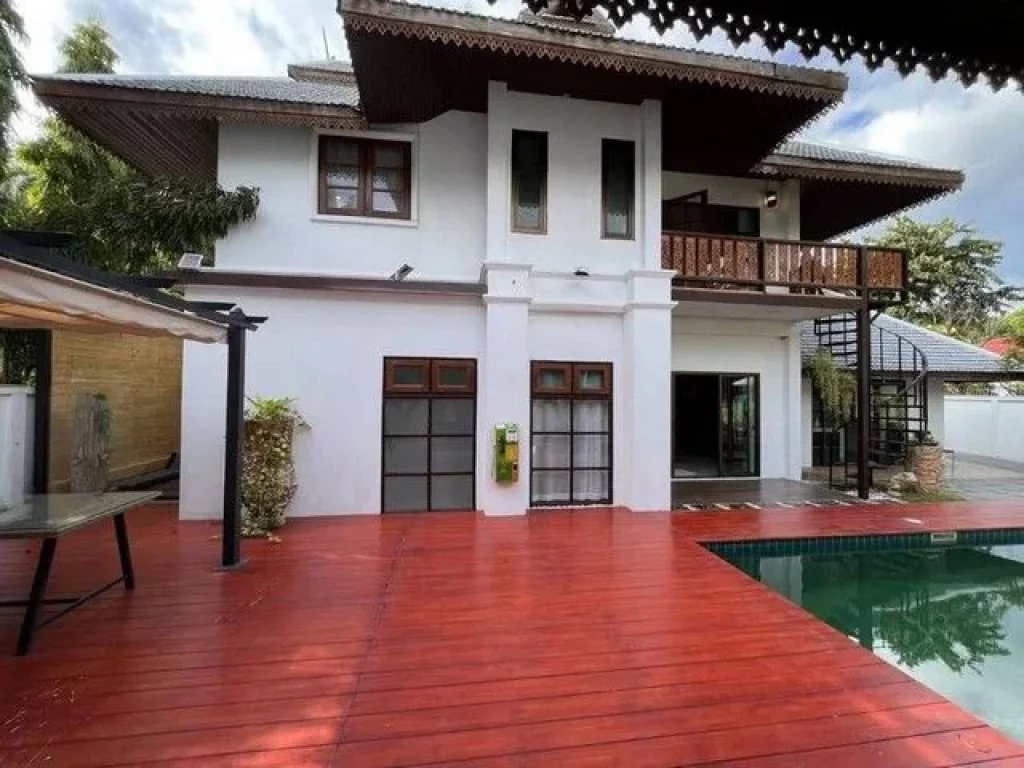 Pool villa ตกแต่งสไตล์ล้านนา จากราคา 98 ล้านบาท เหลือ 89