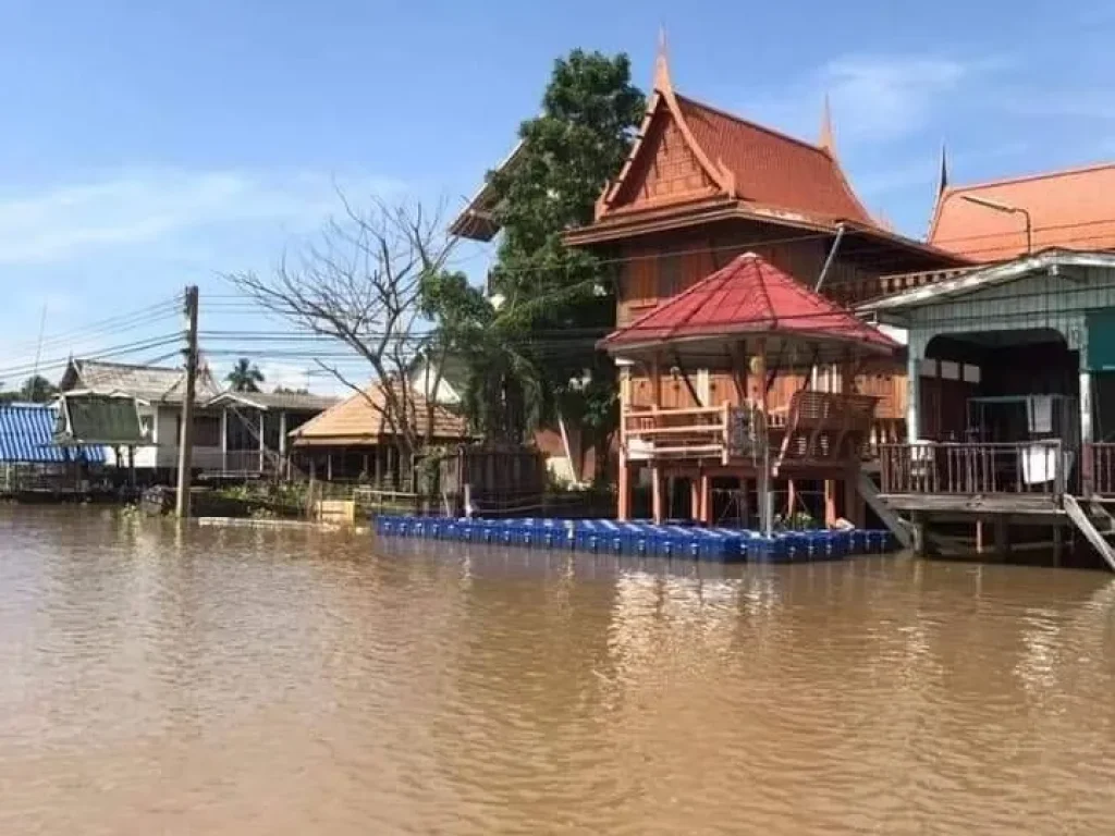 ขายที่ดินริมน้ำ ปทุมธานี ที่ดินติดแม่น้ำเจ้าพระยา เมืองปทุม