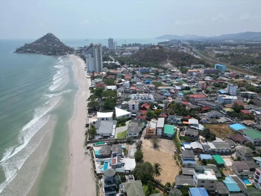 ที่ดิน เกือบ ติดทะเล หัวหิน 1 ไร่กว่า หาดทรายสวย น้ำทะเลใส