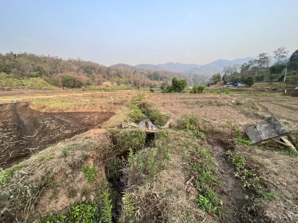 ขายที่ดิน ติดน้ำ บ้านป้อก สะเมิงเหนือ ลำธาร มีโขดหิน