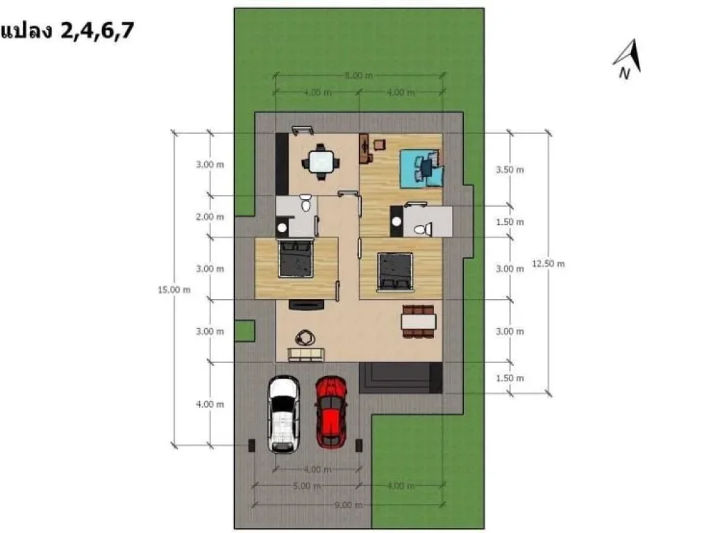 บ้านสร้างใหม่ โซนบ้านถวาย ขายบ้านหางดง เนื้อที่ 96 ตรว