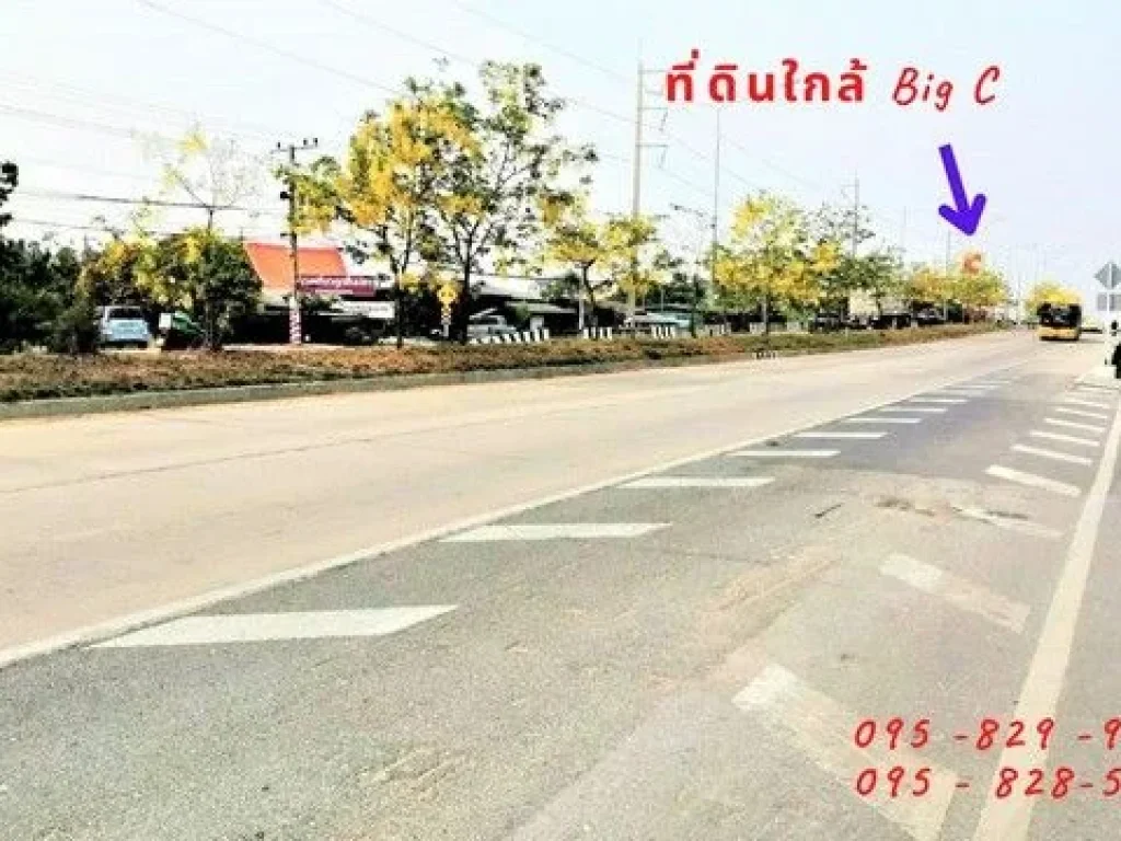 ขายที่ดินแปลงสวย ถมแล้ว 150 ตรวติดถนนหลักหมายเลข 307 4 เลน