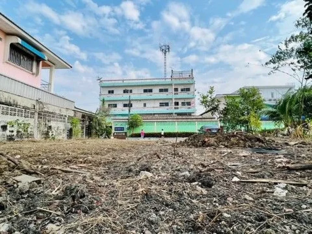 ขายที่ดินปล่าถมแล้ว 100 ตรว เพชรเกษม เหมาะสำหรับสร้างหอพั