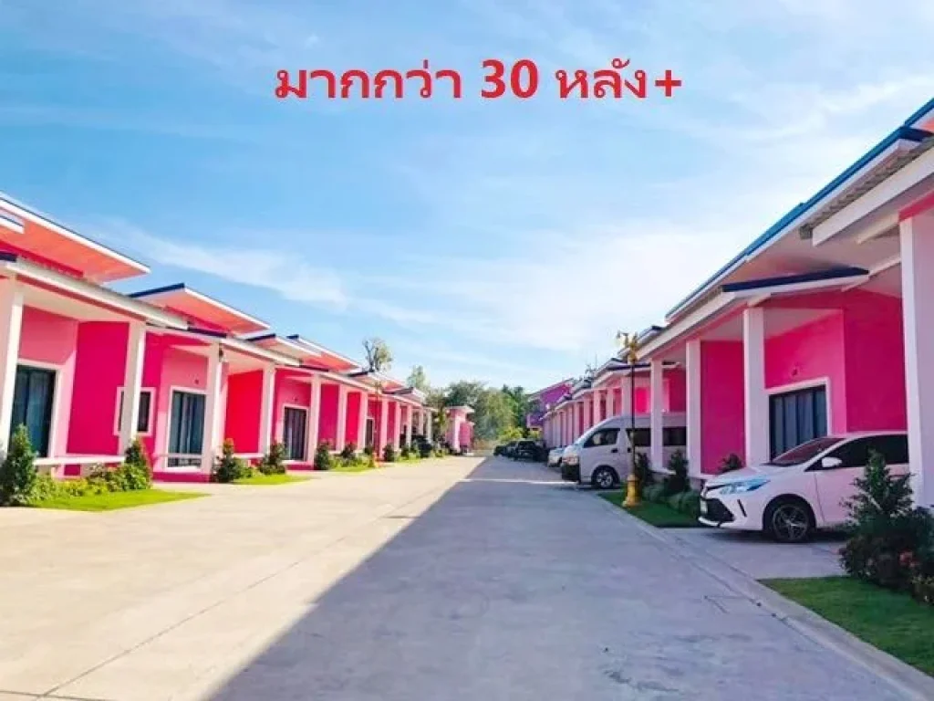 ขายรีสอร์ทใหม่ 30 กว่าหลัง ระยอง เขตชุมชน ใหม่ 2ไร่