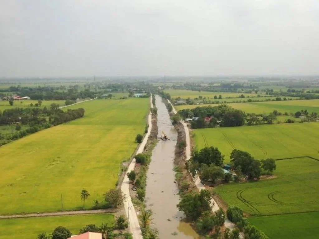 ขาย ที่ดิน ตำบลบ้านแถว อำเภอเสนา จพระนครศรีอยุธยา ติดคลอง