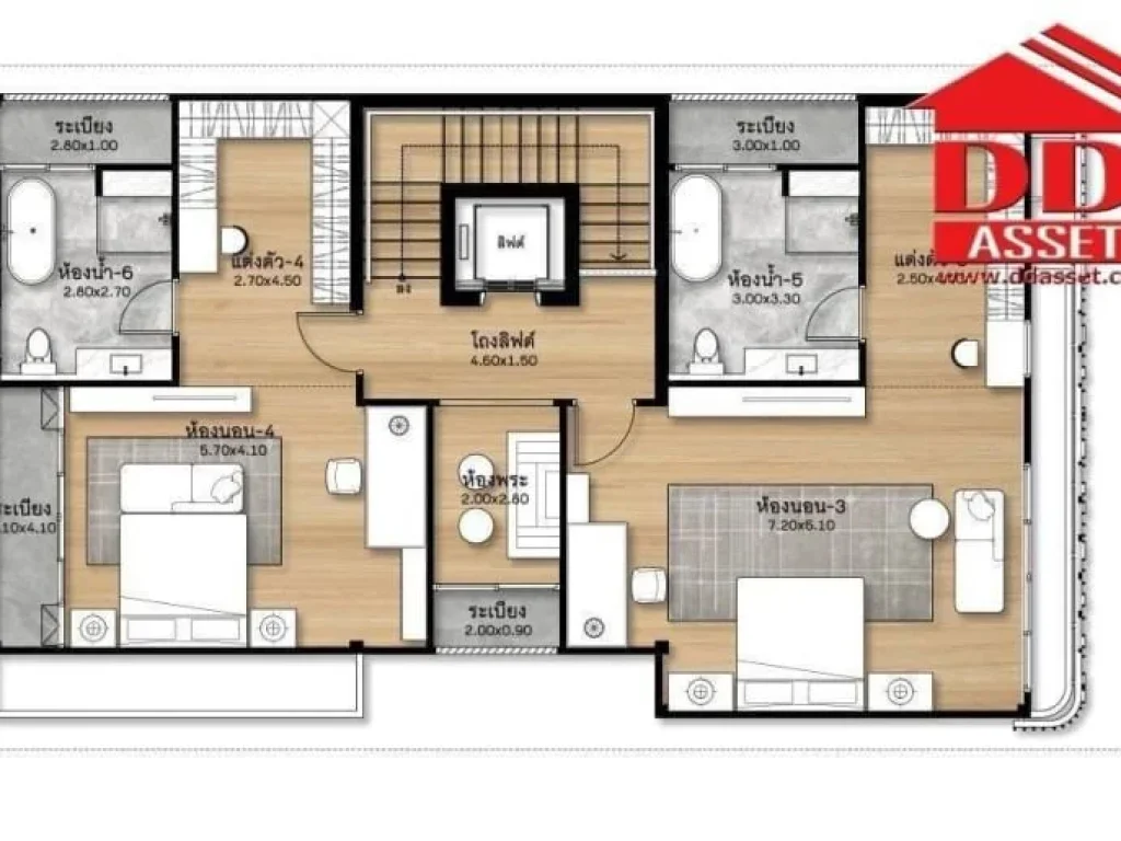 บ้านเดี่ยว 3 ชั้น พระราม9 เรสซิเดนซ์ พร้อมลิฟท์ ใกล้