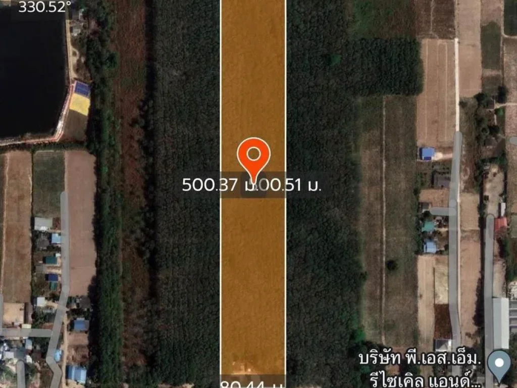 ขายที่ดิน 24 ไร่ 3 งาน 516 ตรว ติดถนนนิคมฯสาย 11