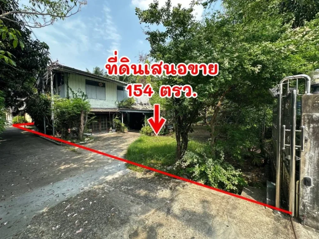 ขายที่ดิน แปลงมุม ซอยแบริ่ง21สุขุมวิท107 บางนา เนื้อที่ 154