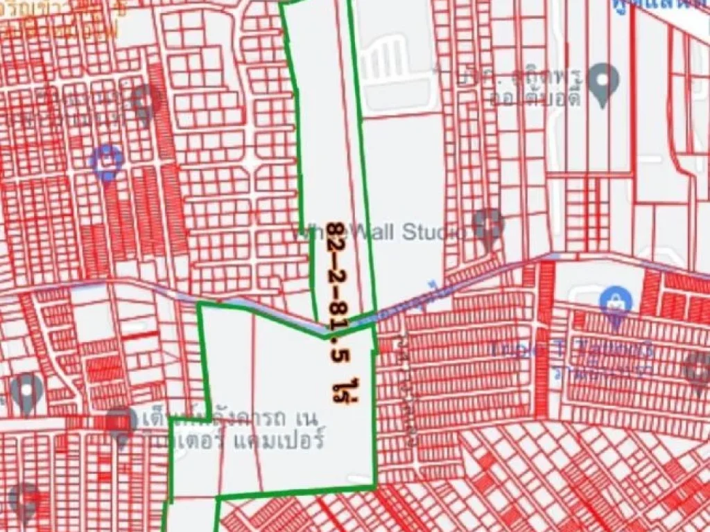 ขายที่ดิน 82-2-81 ไร่ ติดสถานีรถไฟฟ้า 0 กม ติดถนนรามอินทรา