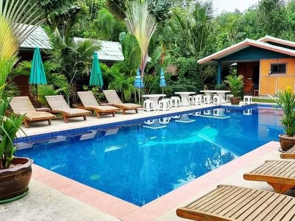 พูลวิลล่า pool villa ตกแต่งสไตล์ รีสอร์ทใกล้หาดสวนสน ระยอง