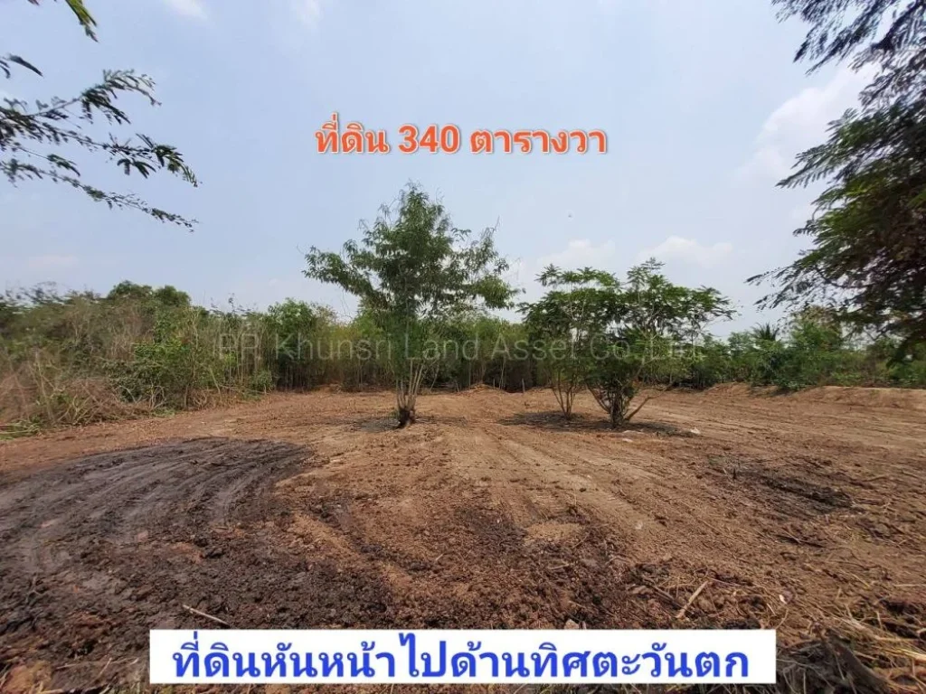 ขายที่ดินใกล้ถนนฤชุพันธุ์ 340 ตารางวา ติดถนนคอนกรีตสาธารณะ