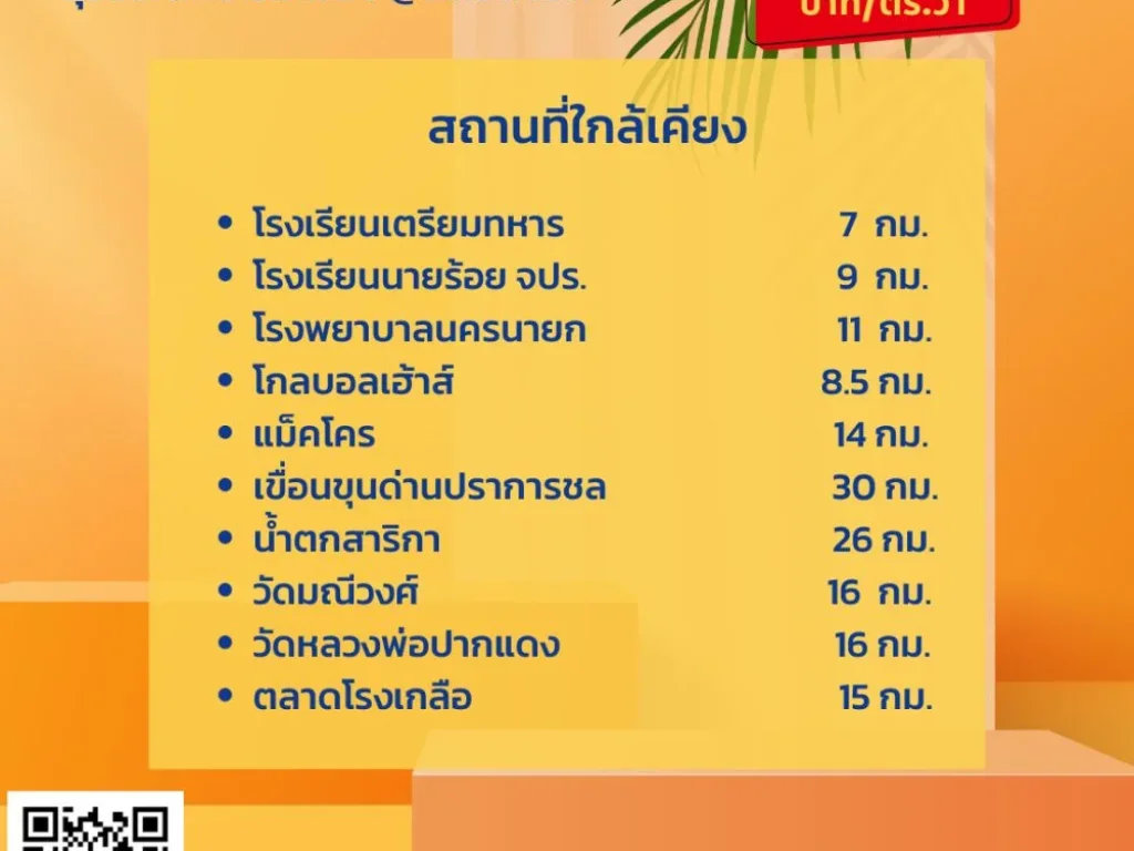 ลดราคารับลมหนาว ที่ดิน 200 ตรวา ทางเข้า รรเตรียมทหาร