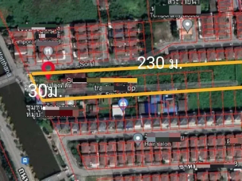 ขายที่ดินเพชรเกษม ถนนทวีวัฒนา มีโครงสร้างบ้านหลังใหญ่ 4-0-17