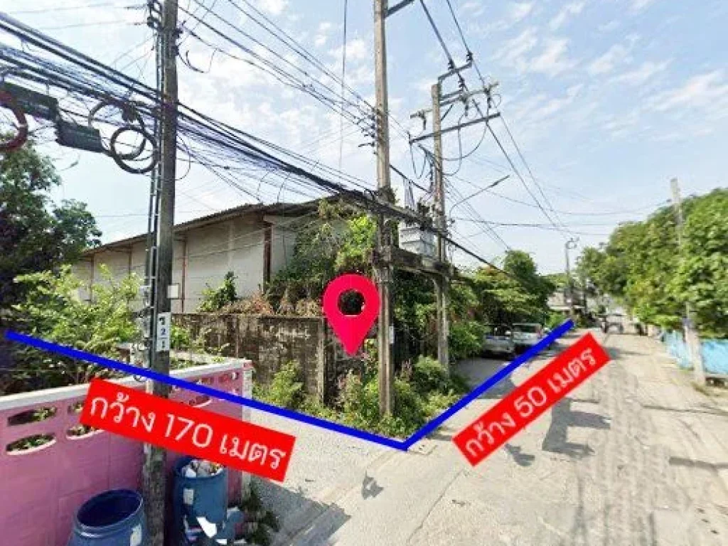 ขายที่ดิน ผังสีส้ม ย-5 พื้นที่ 5-1-5 ไร่ ประชาอุทิศ 69 แยก