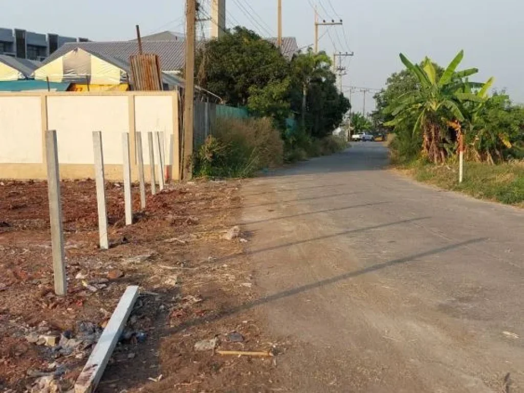 ที่ดินติดถนนสายใยรัก2ไร่ ติดถนนหน้าหลัง ใกล้แยกดอนไก่ดี