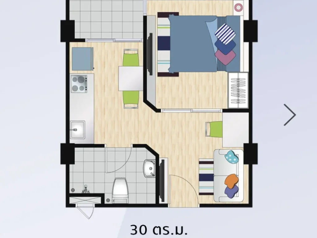 Plus condo สุราษฎร์ธานี คอนโดเดียวที่เดินไป รพ