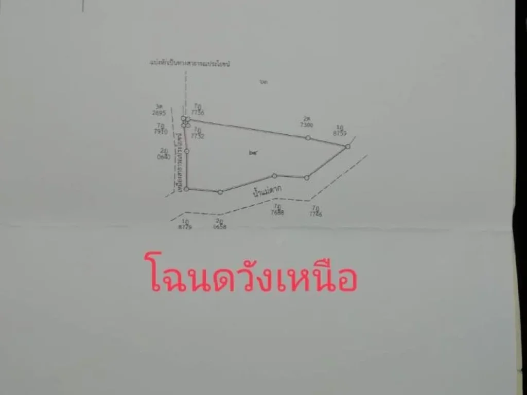 ขายที่ดิน พร้อมสิ่งปลูกสร้าง มีบ้านพักและโกดัง อวังเหนือ