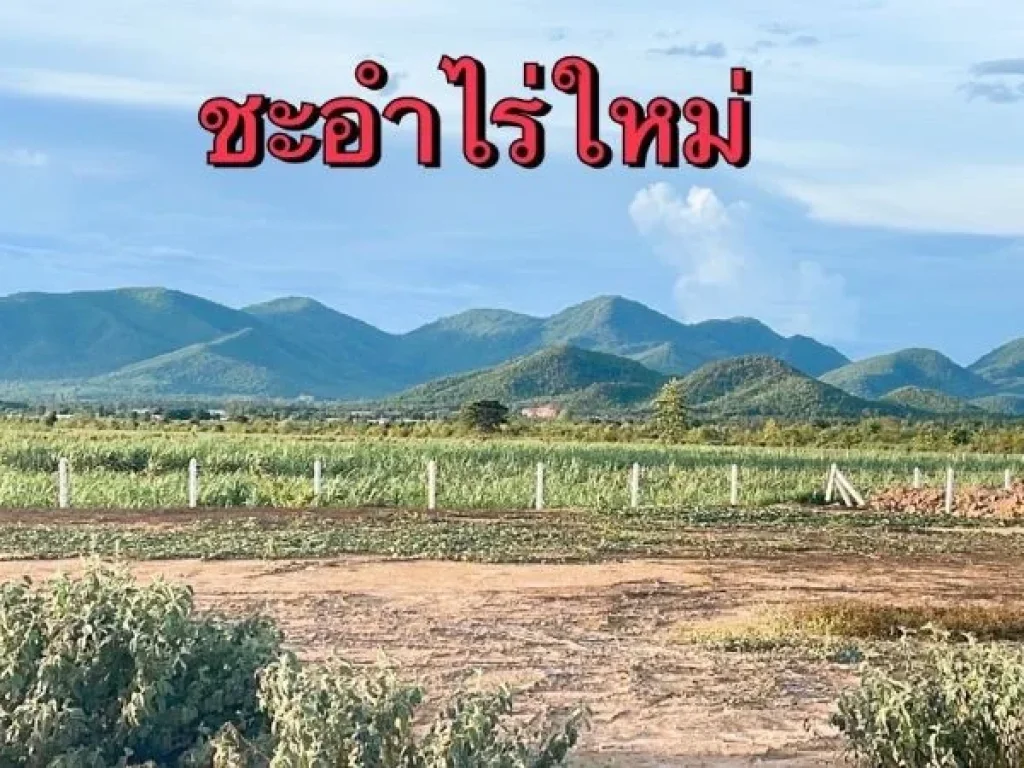 ขายที่ดินวิวเขา ใกล้ ทะเล บ้านไร่ใหม่พัฒนา 1 ไร่