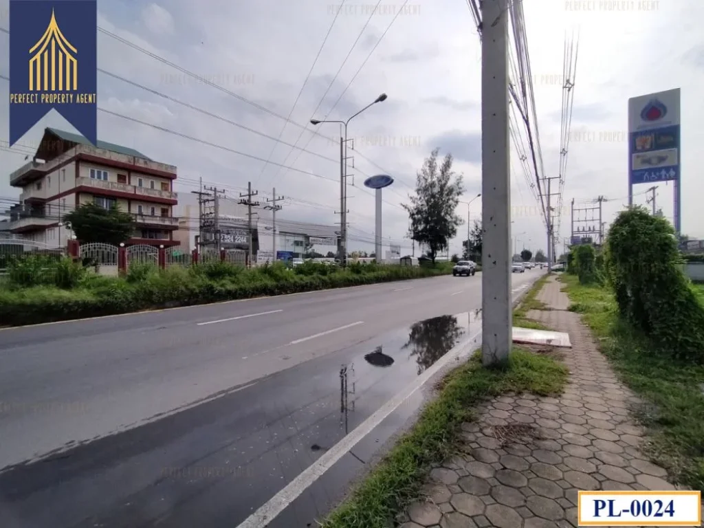 ที่ดิน 7 ไร่ คลองสาม-ปทุมธานี ติดถนนใหญ่สายหลักเหมาะแก่การลง