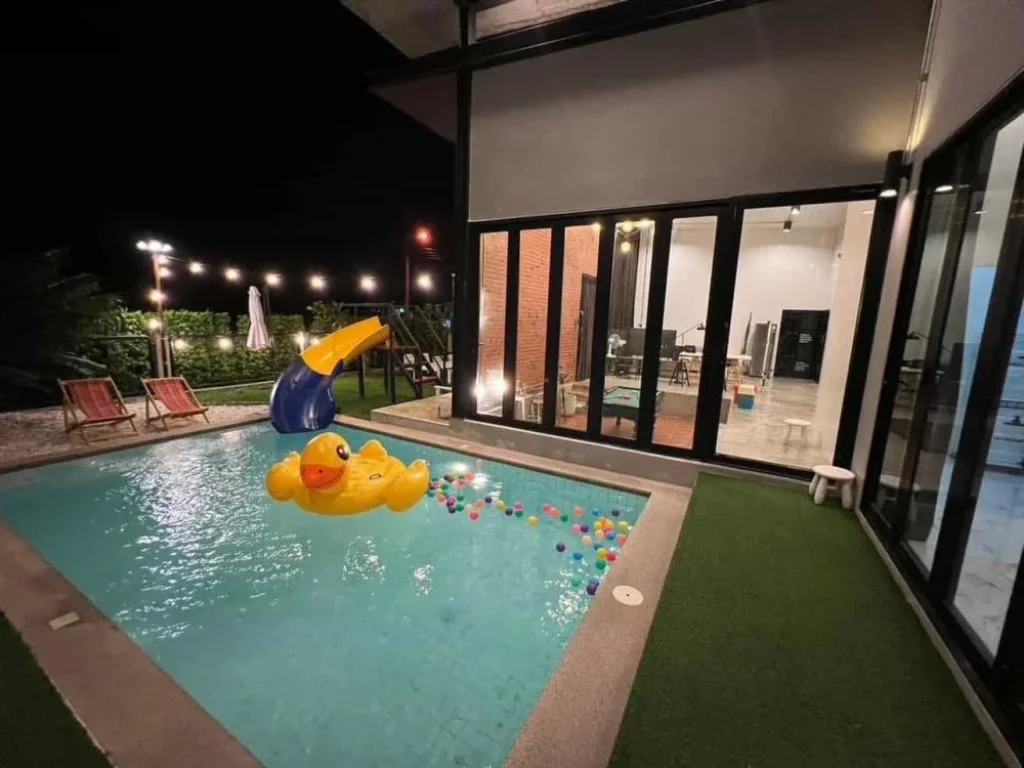 ขายพูลวิลล่า 3 ห้องนอน พร้อมผู้เช่า ห้วยใหญ่Loft Style Pool