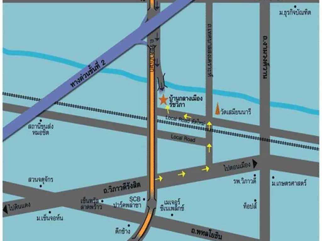 ขายต่ำกว่าประเมิน 595 ล้าน ทาวน์โฮม3ชั้น 213ตรว