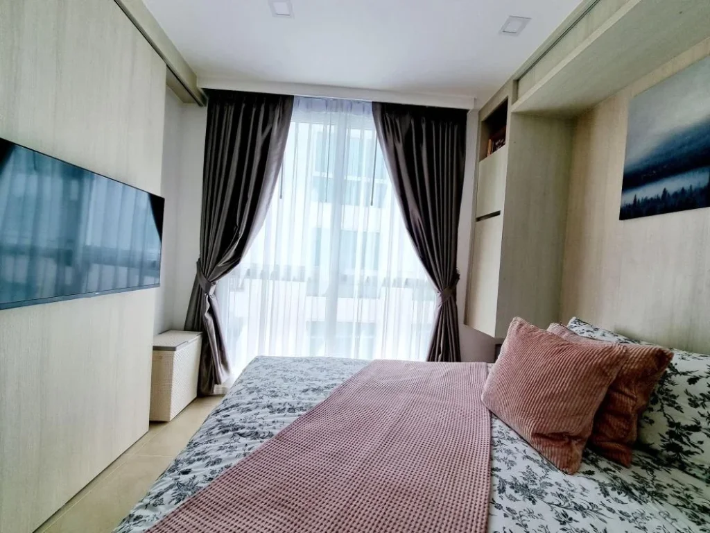 ให้เช่า โอลิมปัส ซิตี้ การ์เด้นFully Furnished 1 BR Olympus