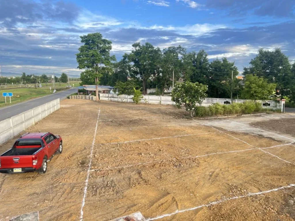 ที่ดิน พร้อมสร้าง พัฒนาแล้ว เลียบรถไฟลำพูนเชียงใหม่ 20นาที