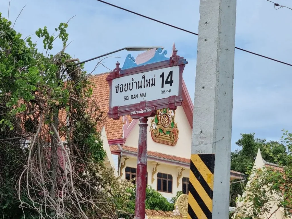 ขายที่ดิน 51 ตรว ในเขตชุมชน หัวมุมติดถนน ในซอยหัวหิน116