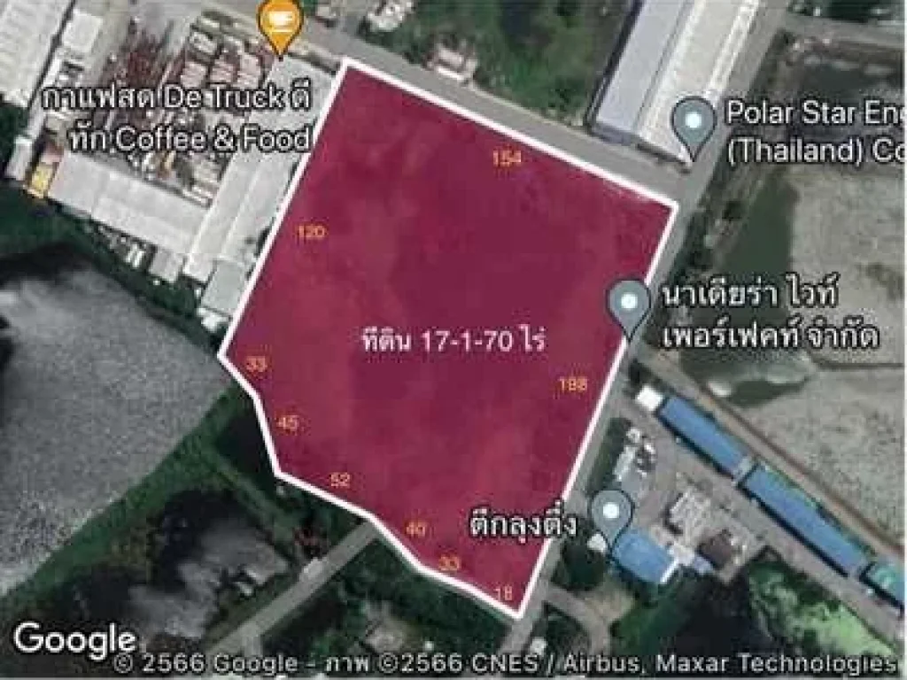 ขายที่ดินถมแล้ว 17ไร่ ติดถนน บางเพรียงเหมาะสร้างหมู่บ้าน