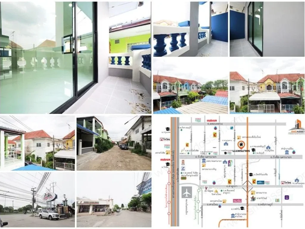 ขายราคาพิเศษ ทาวน์เฮ้าส์ 2 ชั้น มแพรมาพร ขนาด 27 ตรว 3นอน