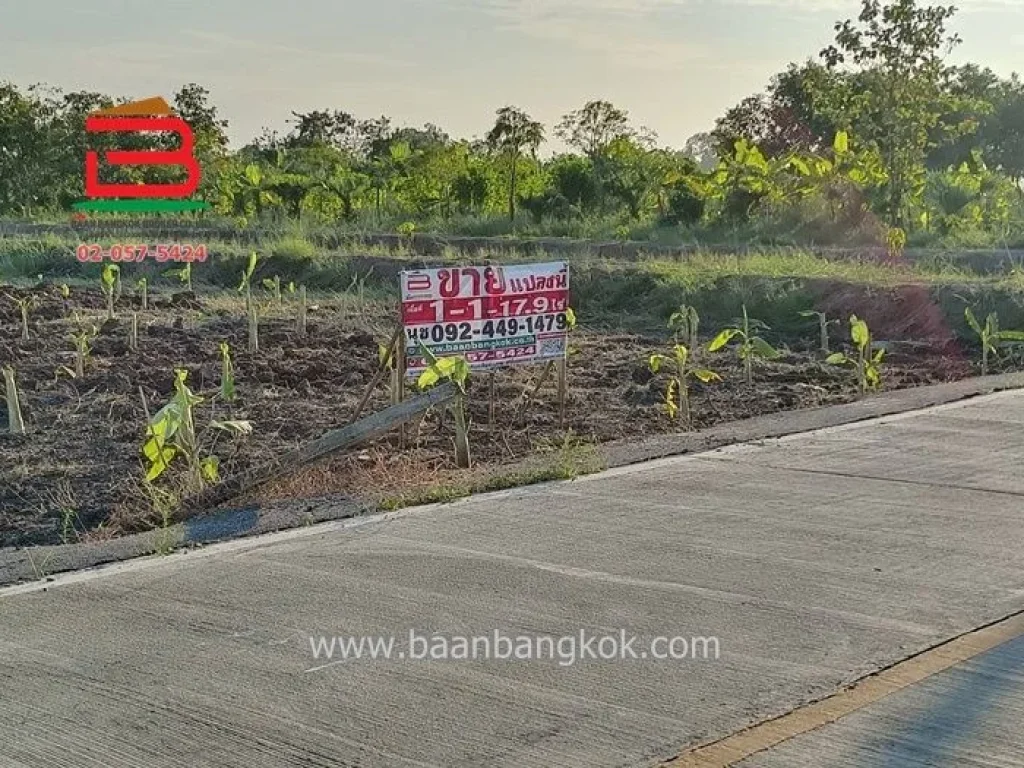 ที่ดิน แปลงสวย แยกปทุมสายใน เนื้อที่ 1-1-179 ไร่ ถนนทางหลวง