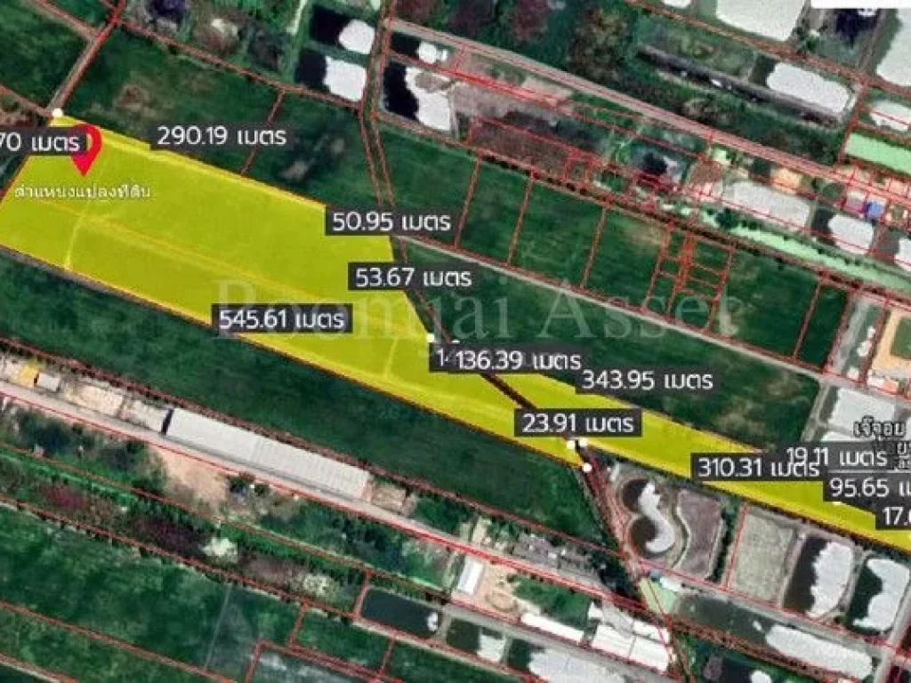 ขายที่ดินเปล่า 36-4-48 ไร่ อำเภอบ้านโพธิ์ จังหวัดฉะเชิงเทรา