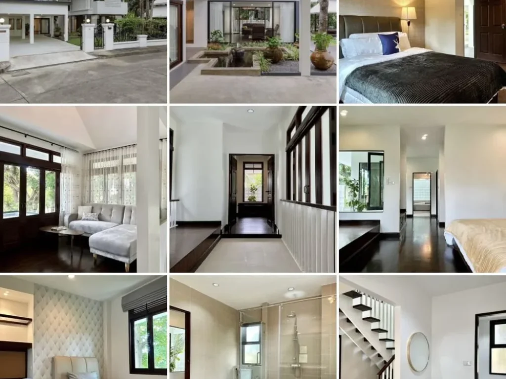 ขายบ้านสวย 2 หลัง สไตล์ Contemporary ในโครงการหรู