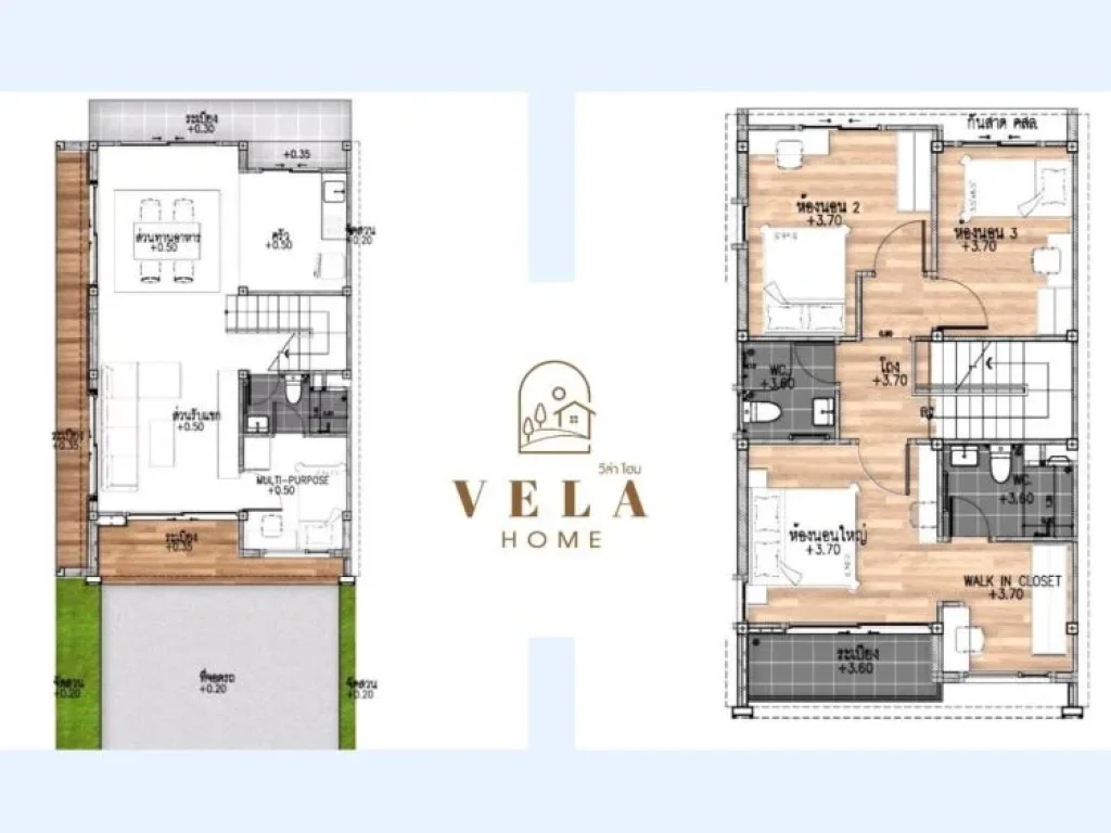 ขายบ้านโครงการใหม่เอี่ยม Vela Home แอท สามพราน 12 แสงเพชร