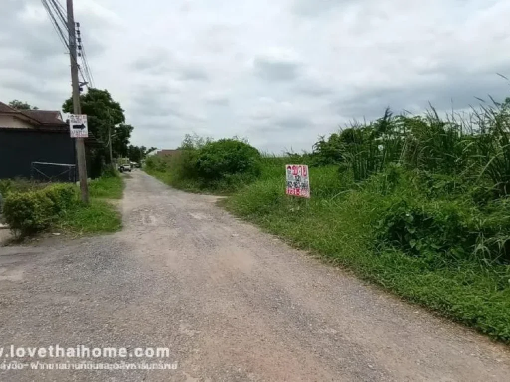 ขายที่ดิน ถนนวัชรพล ซอยร่วมมิตรพัฒนา6 แยก6-3 พื้นที่ 121 ตรว