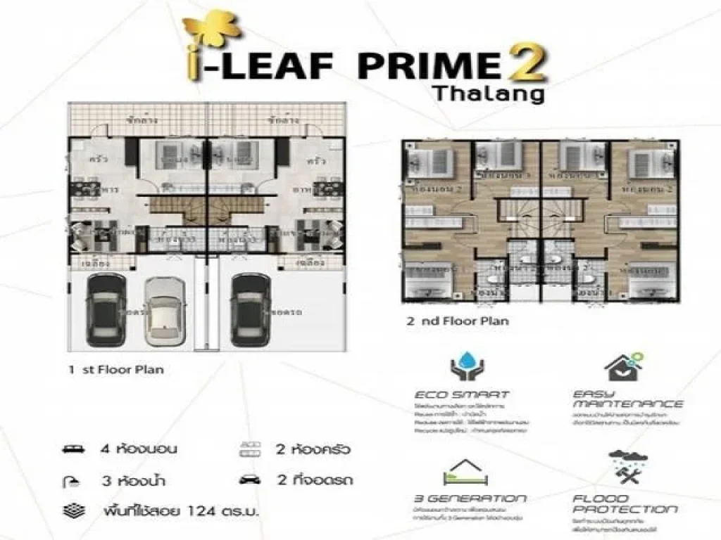 ขายด่วน ทาวน์โฮม ไอลีฟ ไพร์ม 2 ถลาง-ภูเก็ต