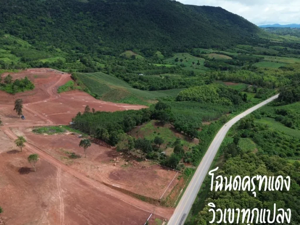 ถูกที่สุดในย่านนี้ ที่ดินแบ่งขาย วิวภูเขาสวย ติดถนนใหญ่