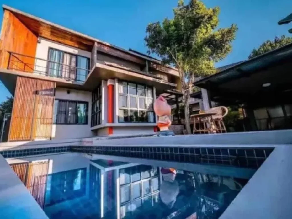 บ้านเช่าPoolVilla พิกัดป่าแดด เช่า 50000 บาท สามารถทำ Airbnb