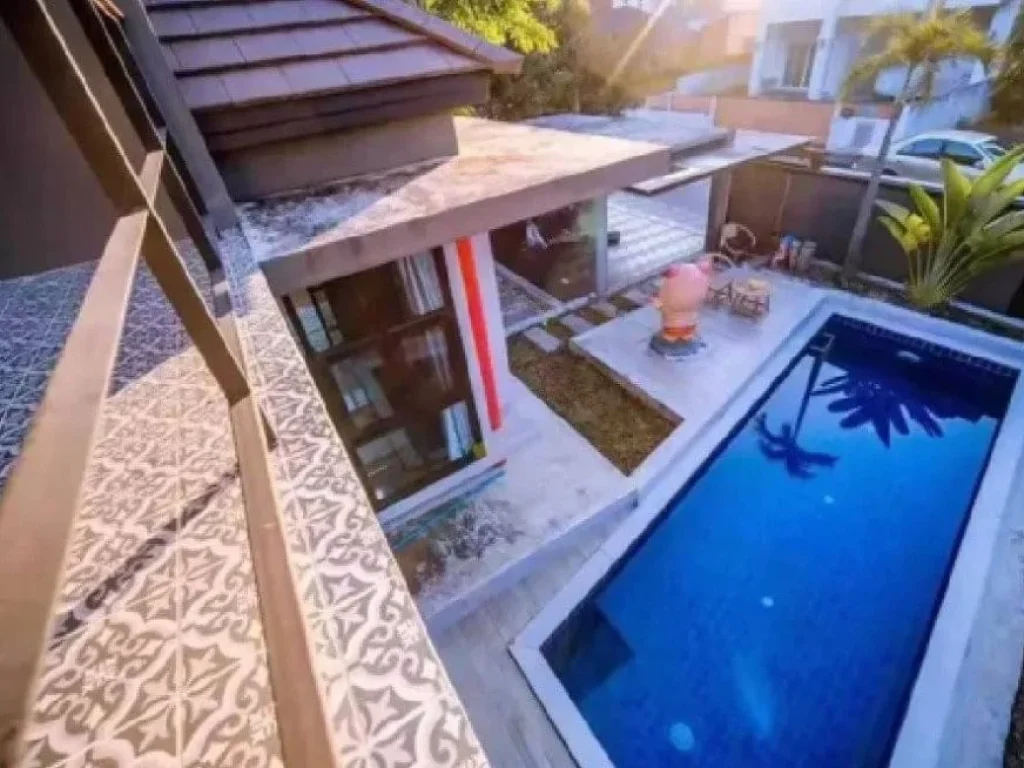 บ้านเช่าPoolVilla พิกัดป่าแดด เช่า 50000 บาท สามารถทำ Airbnb