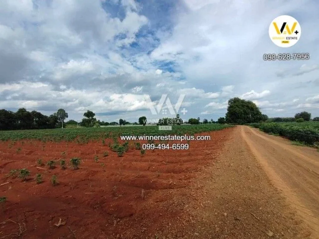 ขายที่ดินติดถนนใหญ่แยกหนองม่วง โคกสำโรง ลพบุรี 18 ไร่กว่า